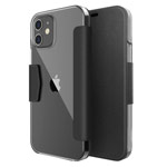 Чехол Raptic Engage Folio для Apple iPhone 12 mini (черный, кожаный)