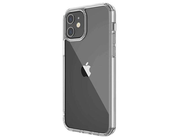 Чехол Raptic Glass Plus для Apple iPhone 12 mini (прозрачный, гелевый/стеклянный)