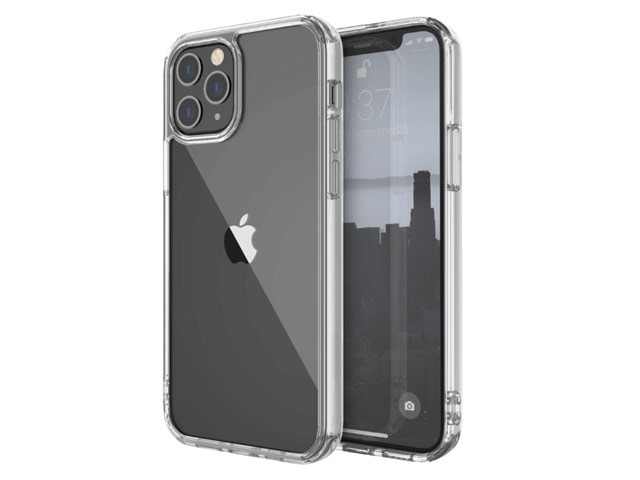 Чехол Raptic Glass Plus для Apple iPhone 12 pro max (прозрачный, гелевый/стеклянный)