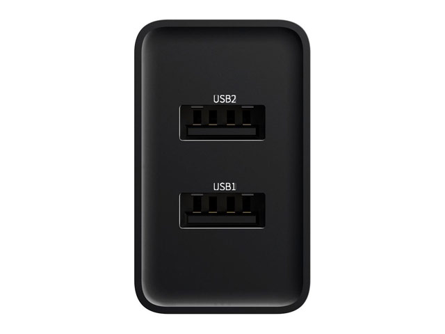 Зарядное устройство Baseus Speed Mini Dual Charger универсальное (сетевое, 2xUSB, 10.5W, 2A, черное)