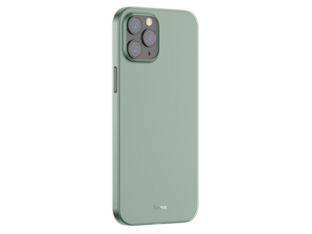 Чехол Baseus Wing Series для Apple iPhone 12 pro max (темно-зеленый, пластиковый)