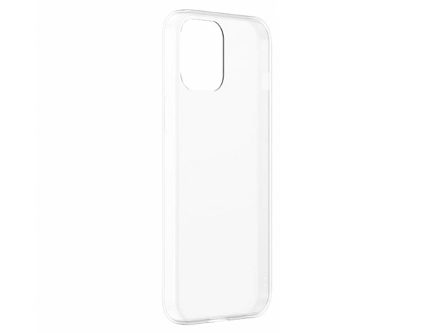 Чехол Baseus Frosted Glass Series для Apple iPhone 12 mini (прозрачный, гелевый/стеклянный)