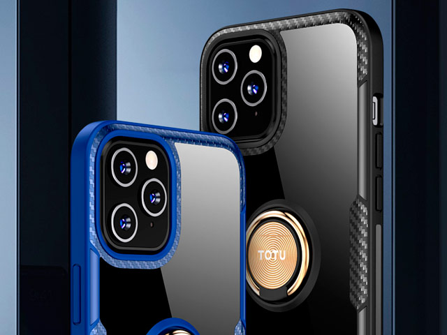 Чехол Totu Armor Series для Apple iPhone 12/12 pro (темно-синий, гелевый/пластиковый)