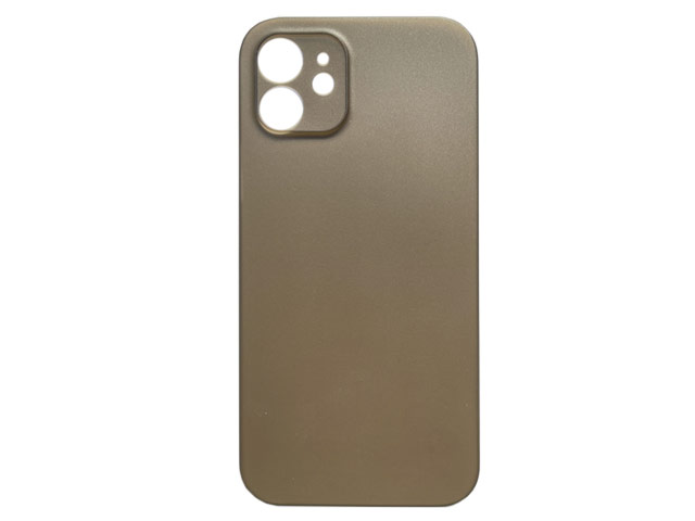 Чехол Totu Sofe Fiber Series для Apple iPhone 12 (темно-серый, пластиковый)