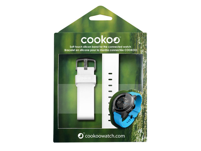 Ремешок для часов Cookoo Watch (белый, силиконовый)