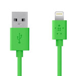 USB-кабель Belkin Charge/Sync Cable для Apple iPhone 5/iPad 4/iPad mini/iPod touch 5/iPod nano 7 (зеленый, Lightning)