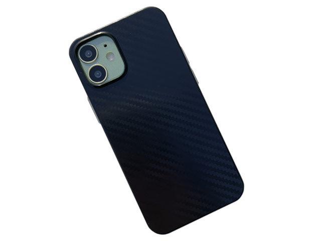 Чехол Coblue Carbon Case для Apple iPhone 12 mini (черный, пластиковый)