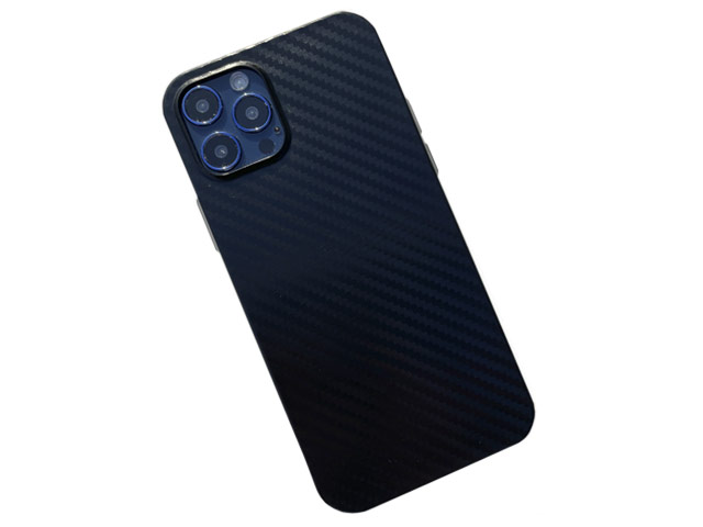 Чехол Coblue Carbon Case для Apple iPhone 12 pro max (черный, пластиковый)