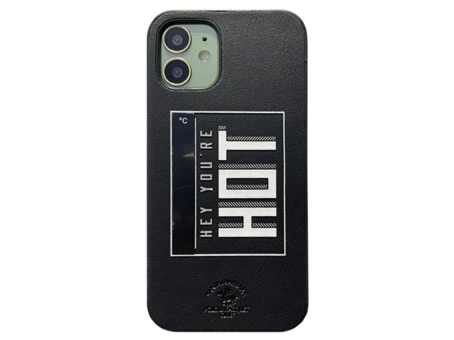 Чехол Santa Barbara Tempa для Apple iPhone 12 mini (черный, кожаный)