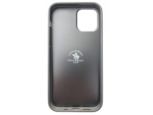 Чехол Santa Barbara Tempa для Apple iPhone 12 pro max (черный, кожаный)