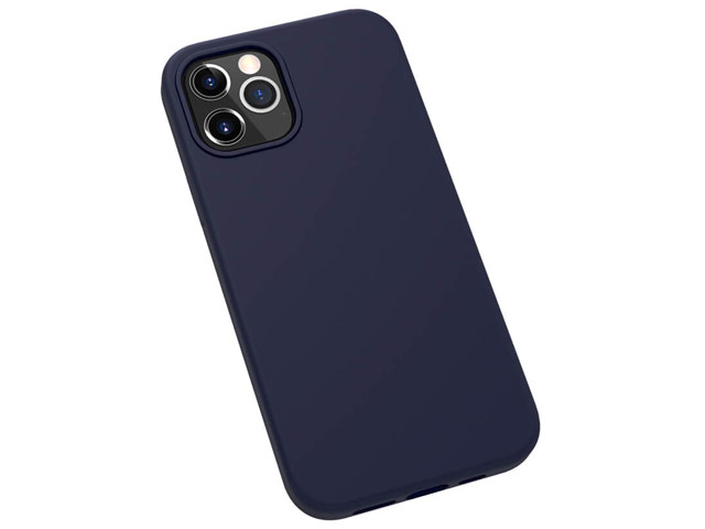 Чехол Nillkin Flex Pure case для Apple iPhone 12/12 pro (темно-синий, гелевый)