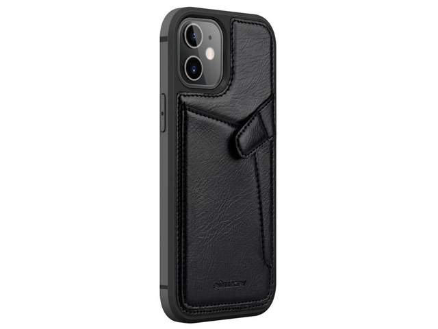 Чехол Nillkin Aoge case для Apple iPhone 12 mini (черный, кожаный)