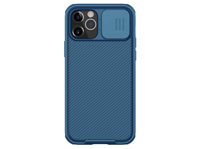 Чехол Nillkin CamShield Pro для Apple iPhone 12 pro max (темно-синий, композитный)
