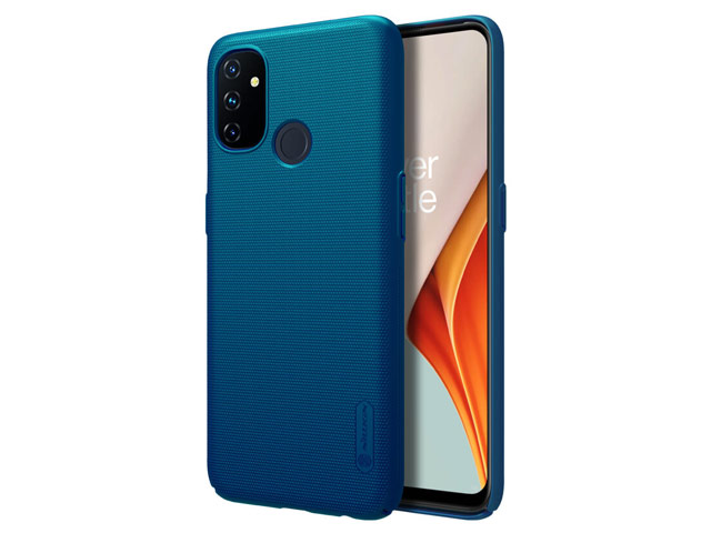 Чехол Nillkin Hard case для OnePlus Nord N100 (синий, пластиковый)