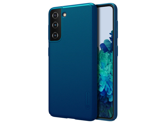 Чехол Nillkin Hard case для Samsung Galaxy S21 (синий, пластиковый)