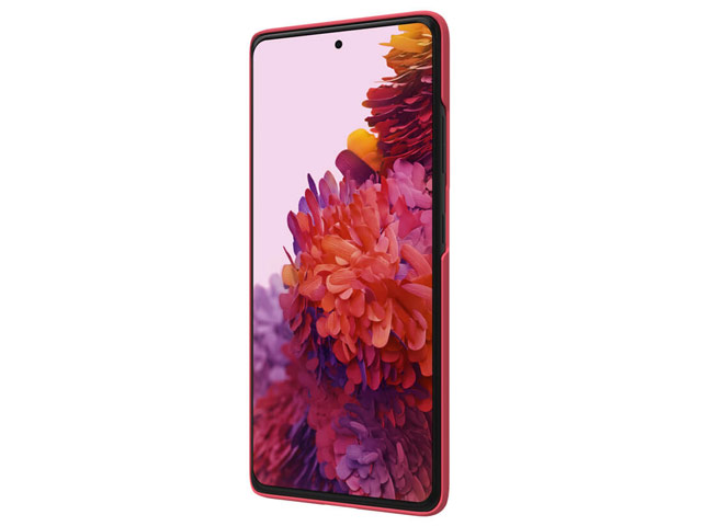 Чехол Nillkin Hard case для Samsung Galaxy S21 ultra (красный, пластиковый)
