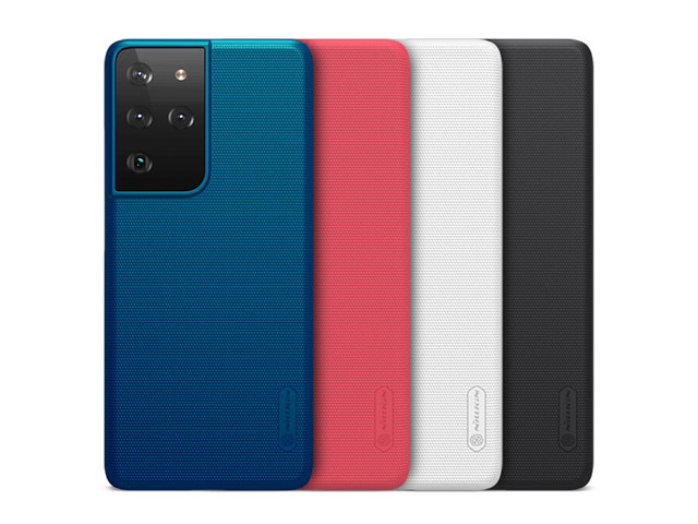 Чехол Nillkin Hard case для Samsung Galaxy S21 ultra (белый, пластиковый)