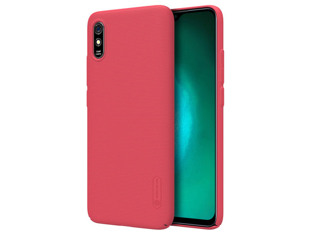 Чехол Nillkin Hard case для Xiaomi Redmi 9A (красный, пластиковый)