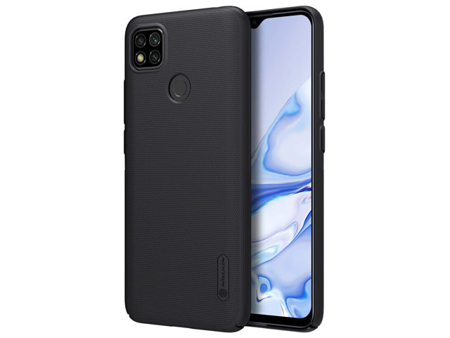 Чехол Nillkin Hard case для Xiaomi Redmi 9C (черный, пластиковый)