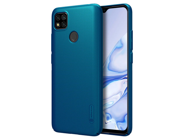 Чехол Nillkin Hard case для Xiaomi Redmi 9C (синий, пластиковый)