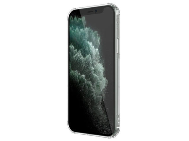 Чехол Nillkin Nature case для Apple iPhone 12 pro max (прозрачный, гелевый)