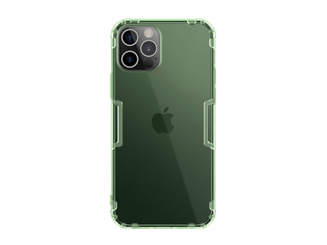 Чехол Nillkin Nature case для Apple iPhone 12 pro max (зеленый, гелевый)