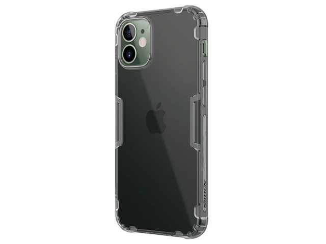 Чехол Nillkin Nature case для Apple iPhone 12 mini (серый, гелевый)