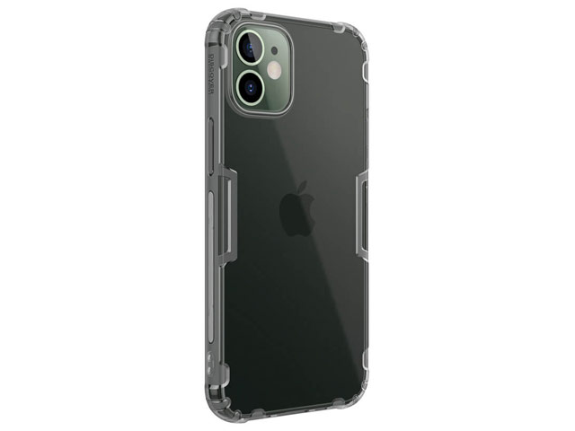 Чехол Nillkin Nature case для Apple iPhone 12 mini (серый, гелевый)