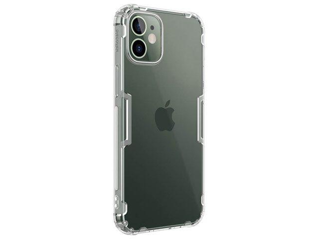 Чехол Nillkin Nature case для Apple iPhone 12 mini (прозрачный, гелевый)