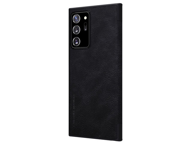 Чехол Nillkin Qin leather case для Samsung Galaxy Note 20 ultra (черный, кожаный)