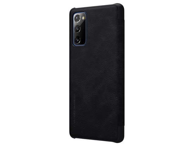 Чехол Nillkin Qin leather case для Samsung Galaxy S20 FE (черный, кожаный)