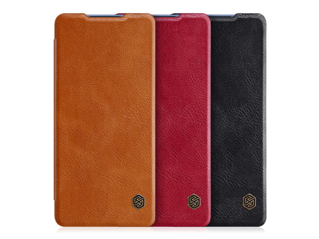 Чехол Nillkin Qin leather case для Samsung Galaxy S20 FE (черный, кожаный)