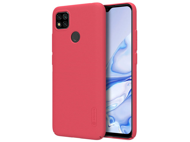 Чехол Nillkin Hard case для Xiaomi Redmi 9C (красный, пластиковый)