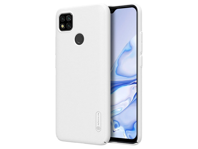 Чехол Nillkin Hard case для Xiaomi Redmi 9C (белый, пластиковый)