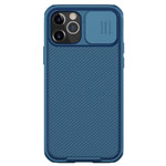 Чехол Nillkin CamShield Pro для Apple iPhone 12/12 pro (темно-синий, композитный)