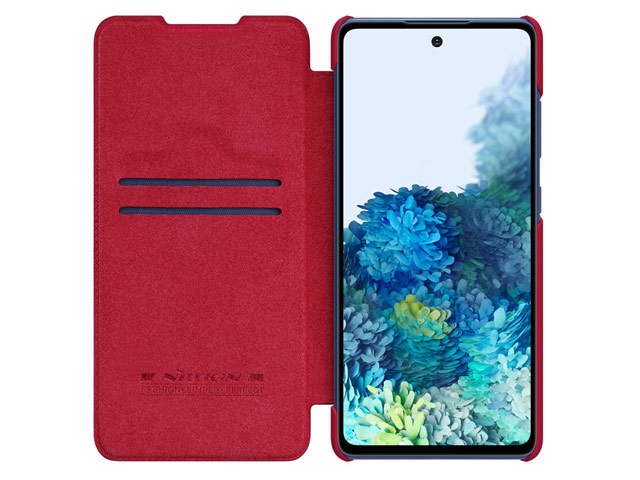 Чехол Nillkin Qin leather case для Samsung Galaxy S20 FE (красный, кожаный)