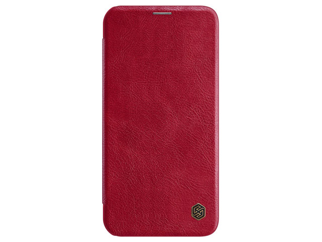 Чехол Nillkin Qin leather case для Apple iPhone 12 mini (красный, кожаный)