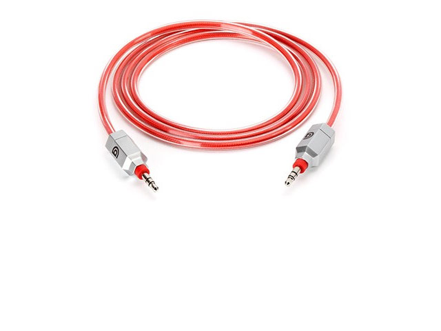 AUX-кабель Griffin Survivor AUX 3' Cable (красный, 1,2 м, разъемы 3.5 мм)