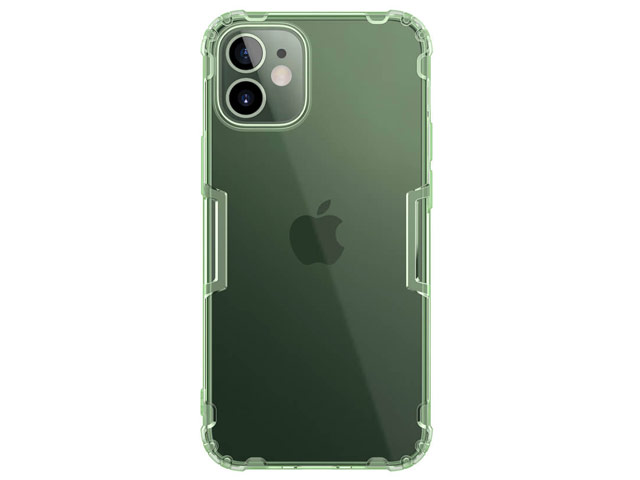 Чехол Nillkin Nature case для Apple iPhone 12 mini (зеленый, гелевый)