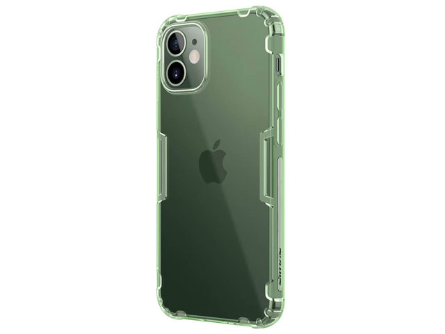 Чехол Nillkin Nature case для Apple iPhone 12 mini (зеленый, гелевый)