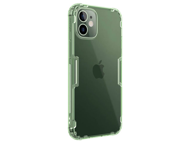 Чехол Nillkin Nature case для Apple iPhone 12 mini (зеленый, гелевый)