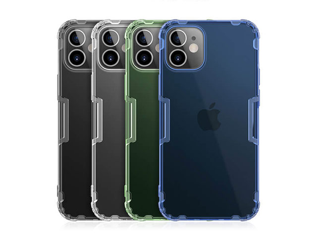 Чехол Nillkin Nature case для Apple iPhone 12 mini (зеленый, гелевый)