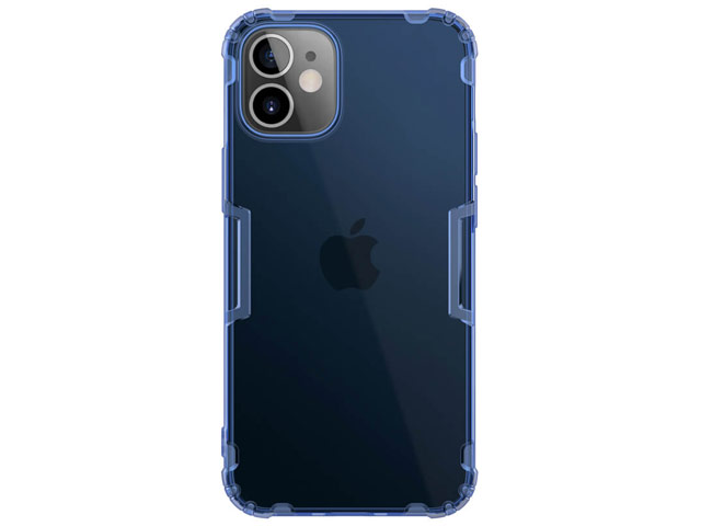 Чехол Nillkin Nature case для Apple iPhone 12 mini (синий, гелевый)