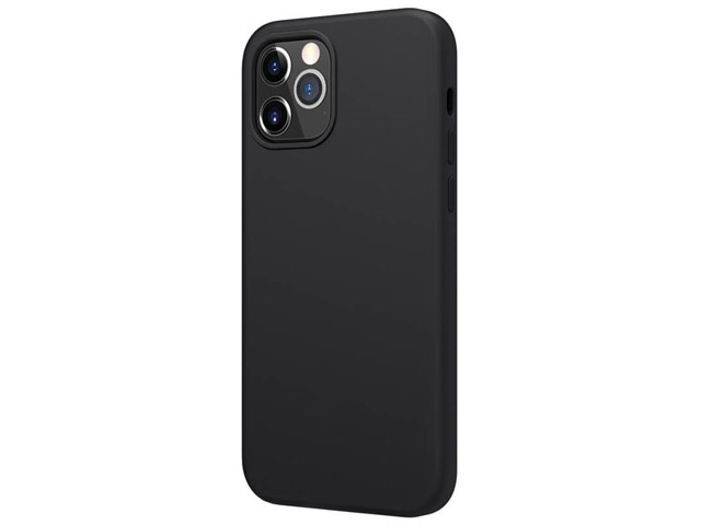 Чехол Nillkin Flex Pure case для Apple iPhone 12 pro max (черный, гелевый)