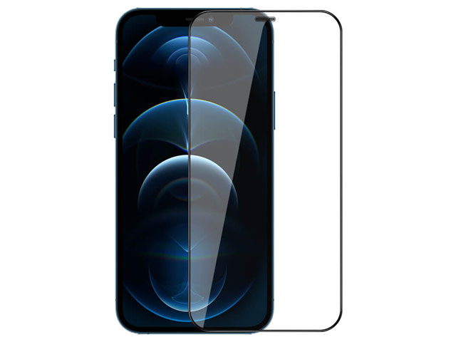 Защитное стекло Nillkin 3D CP+ MAX Glass Protector для Apple iPhone 12 mini (черное)