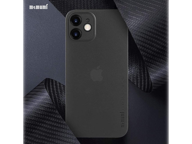 Чехол memumi Slim case для Apple iPhone 12 mini (темно-серый, пластиковый)