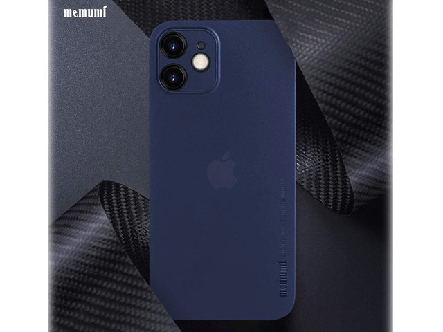 Чехол memumi Slim case для Apple iPhone 12 mini (темно-синий, пластиковый)