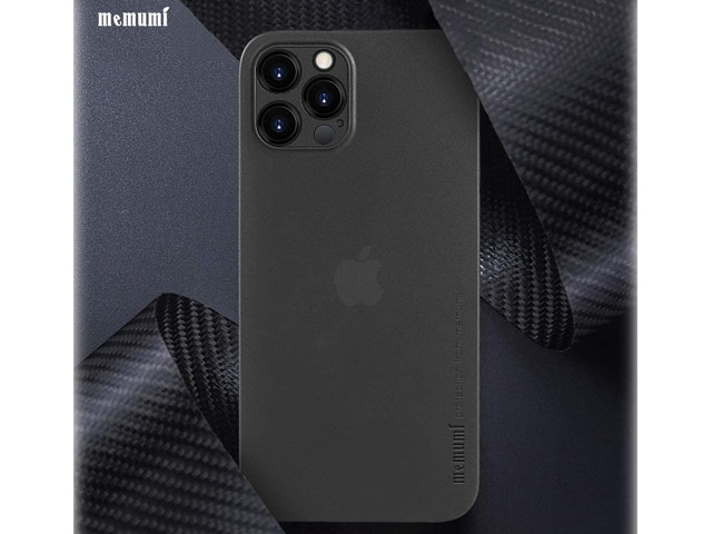 Чехол memumi Slim case для Apple iPhone 12 pro max (темно-серый, пластиковый)