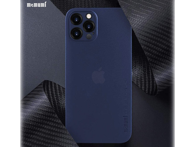 Чехол memumi Slim case для Apple iPhone 12 pro max (темно-синий, пластиковый)