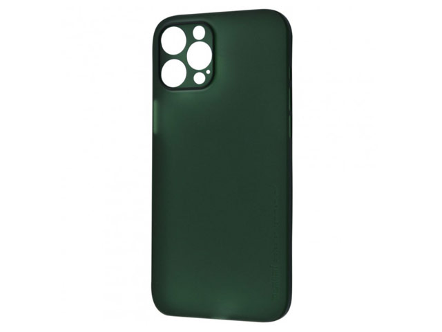 Чехол memumi Slim case для Apple iPhone 12 pro max (зеленый, пластиковый)